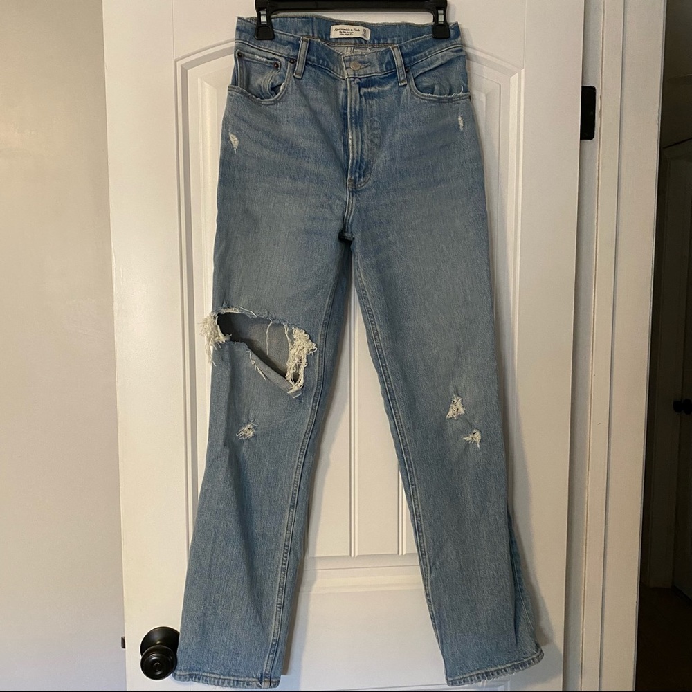 Abercrombie & Fitch 90s Ultra High Rise Straight Jeans